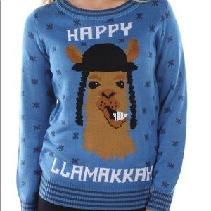 Tipsy Elves Happy Llamakkah Sweater